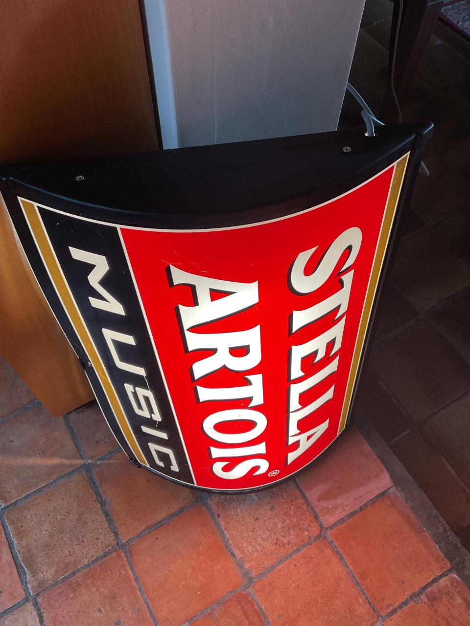 Stella Artois Music lichtreclamebord