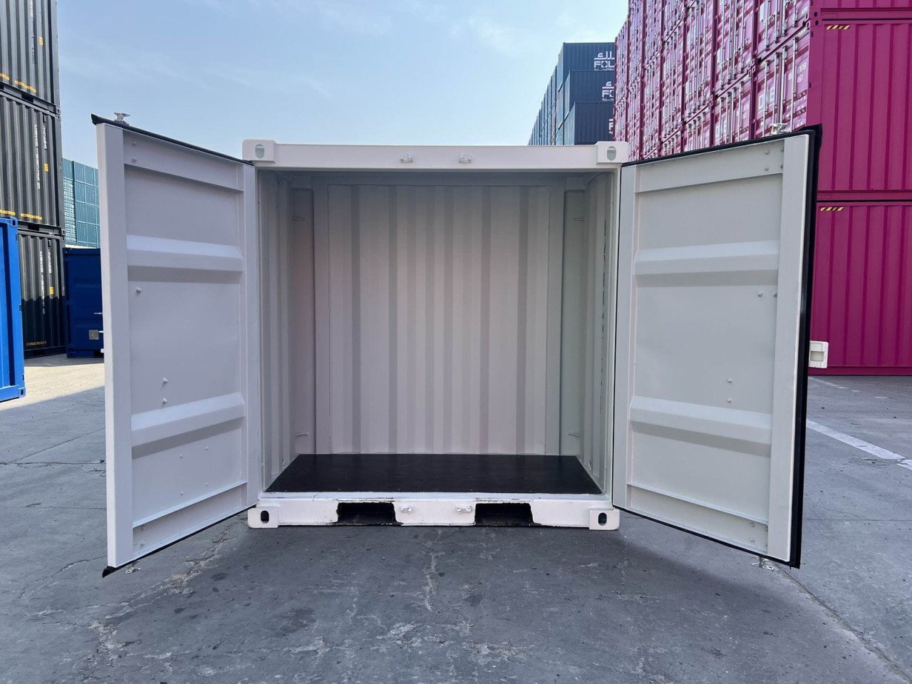 4fts opslagcontainer / bhv container / bouwcontainer wit