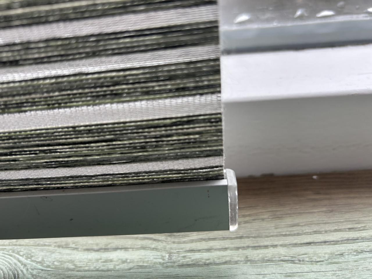 Paneelgordijnen (2 keer 6 stuks, incl rails)