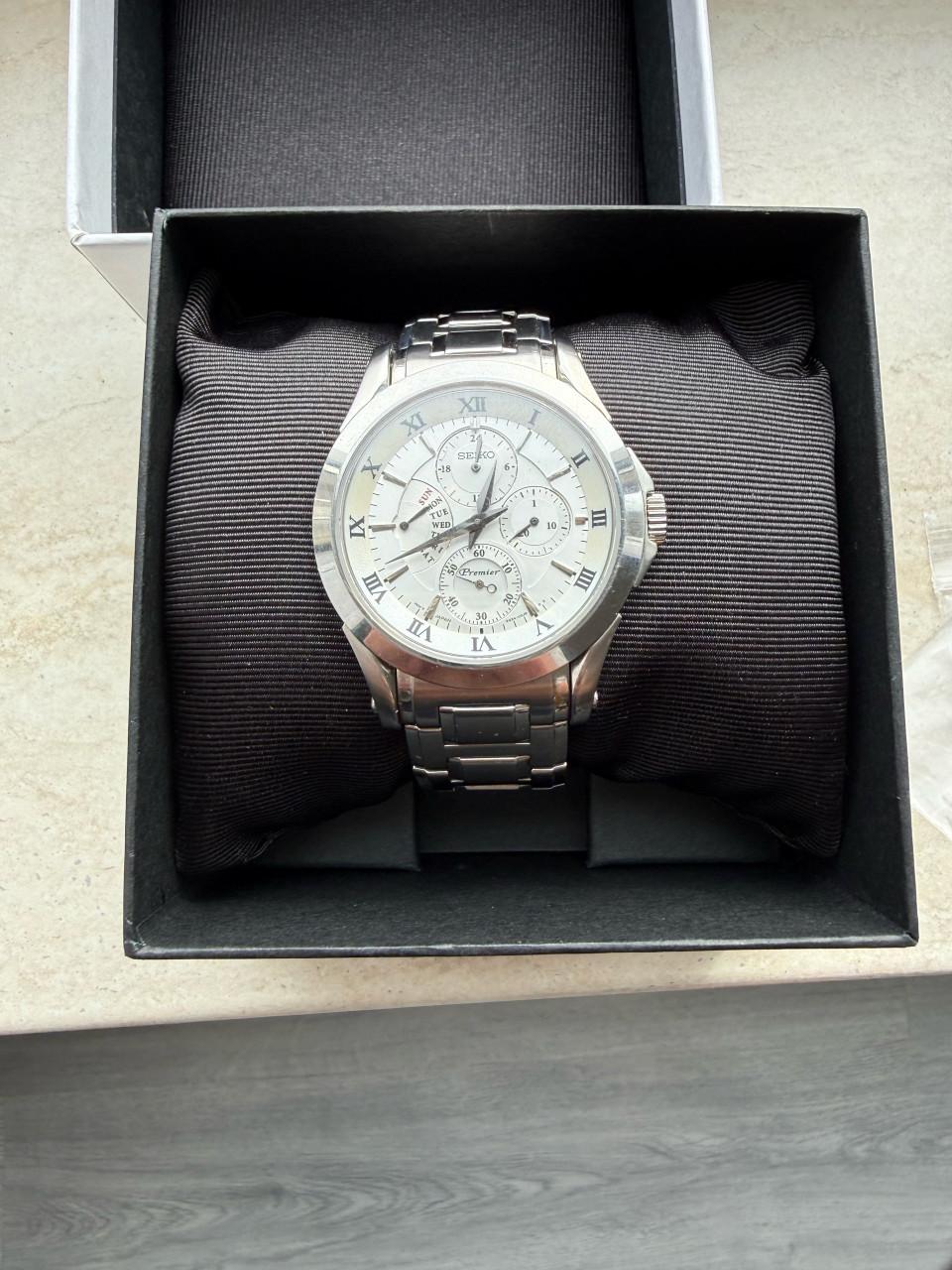 Seiko Premier horloge - Gedragen, goede staat, met bon