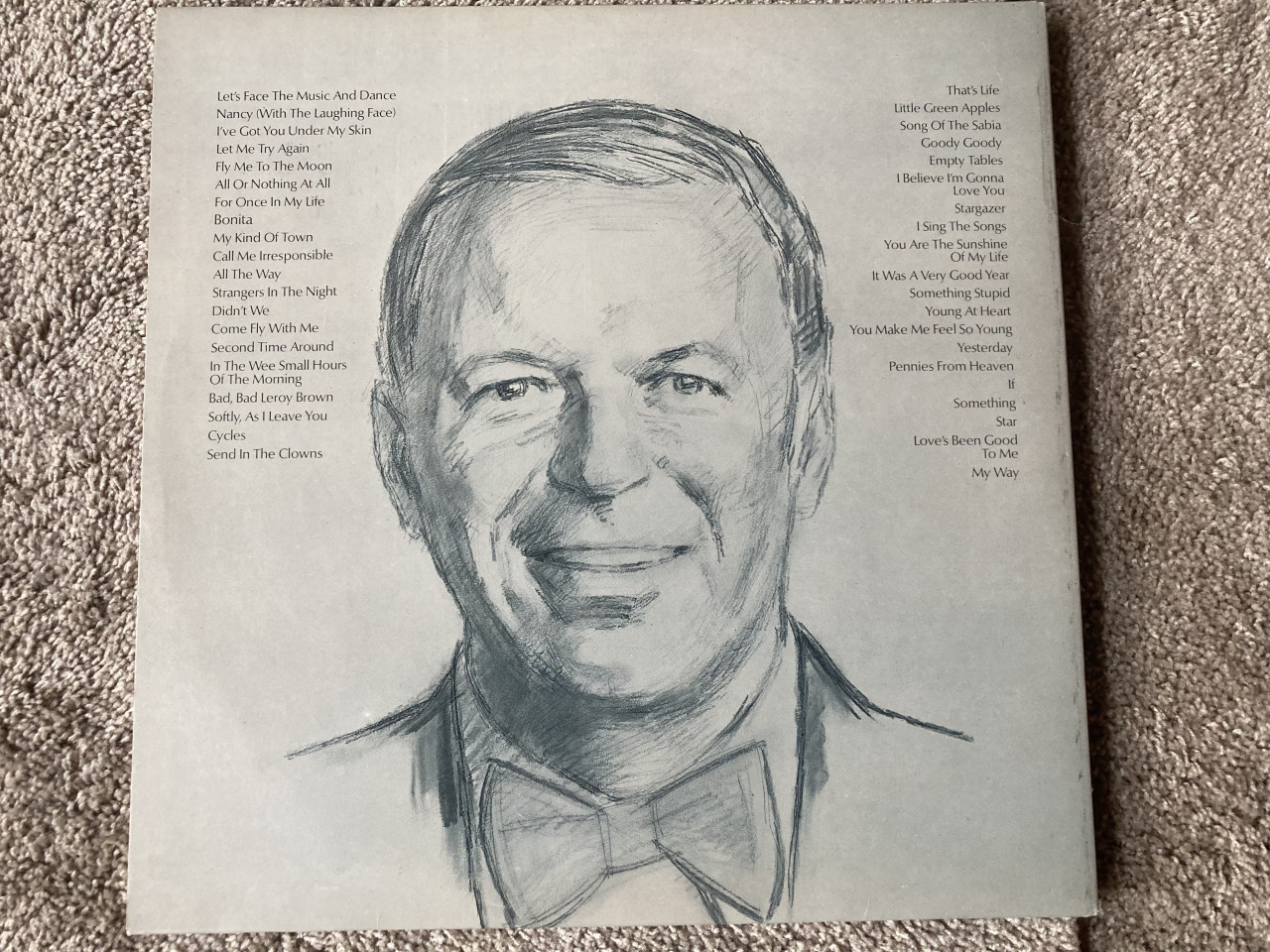 LP Portrait of Sinatra 40 songs from the life of a man