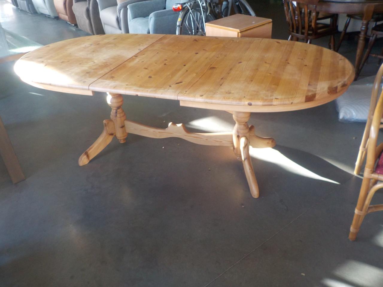 Mooie kwaliteit massief grenen verlengbare tafel 210 x 105 cm goede staat