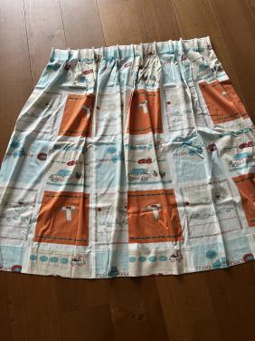 Twee gordijnen, 140/100 cm, kinderkamer