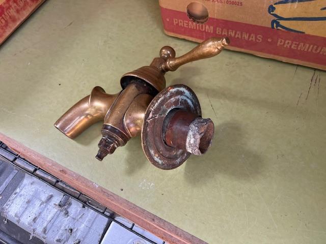 Messing buitenkraan Antiek