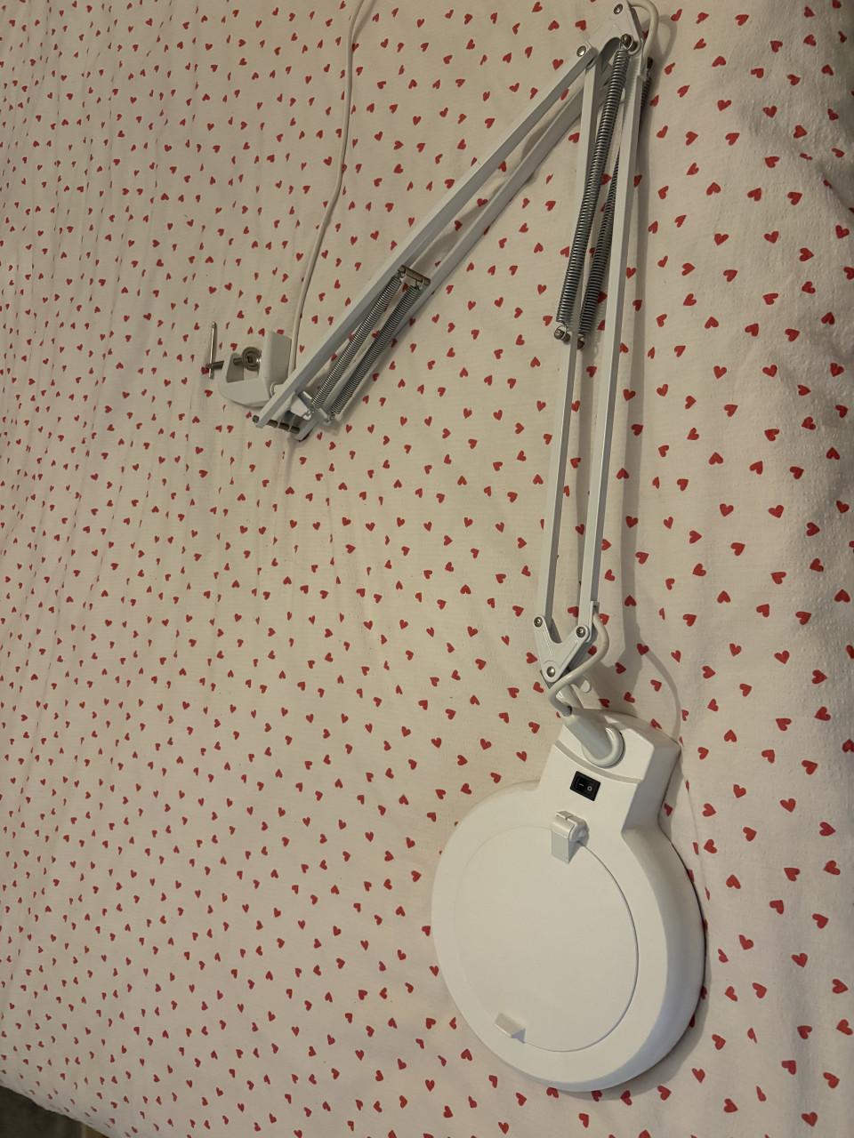 Loeplamp met klem