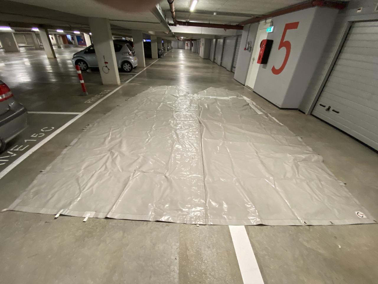 Wintertent voor zeilboot