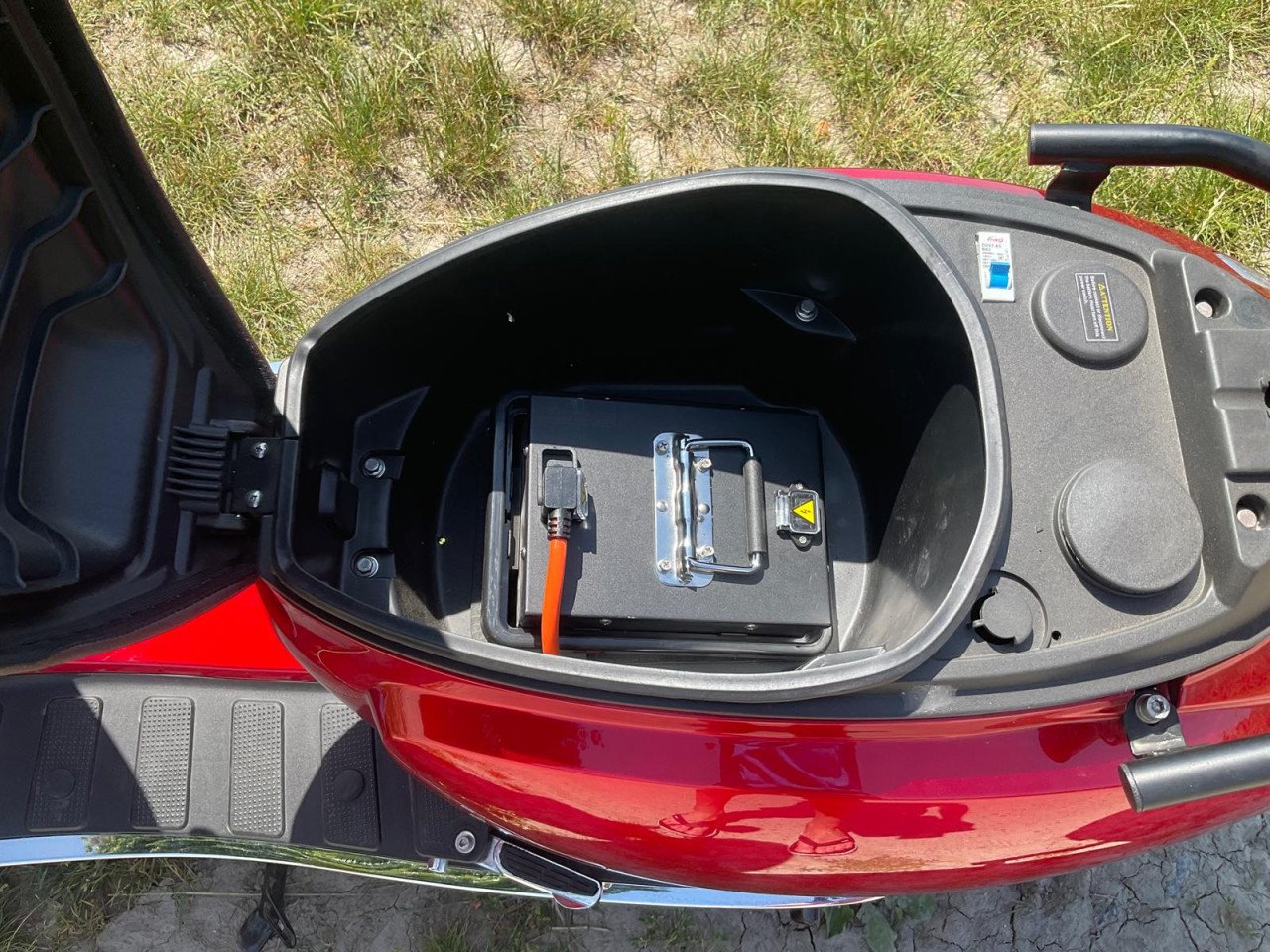 E-scooter met Italiaanse retrolook