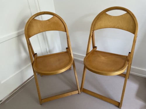 Set Vintage OTK Design Thonet Klapstoelen Jaren 50