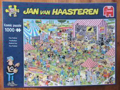 Leuke volledige Van Haasteren puzzel  van 1000 stukjes, zo goed als nieuw