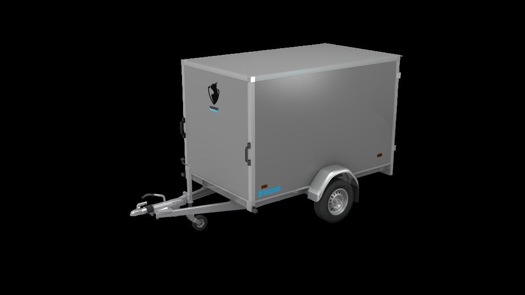 Enkelas gesloten bakwagen huren Middelburg