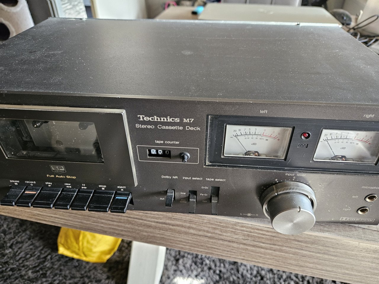 Vintage jaren 70 Technics  RS M7 cassettedeck...