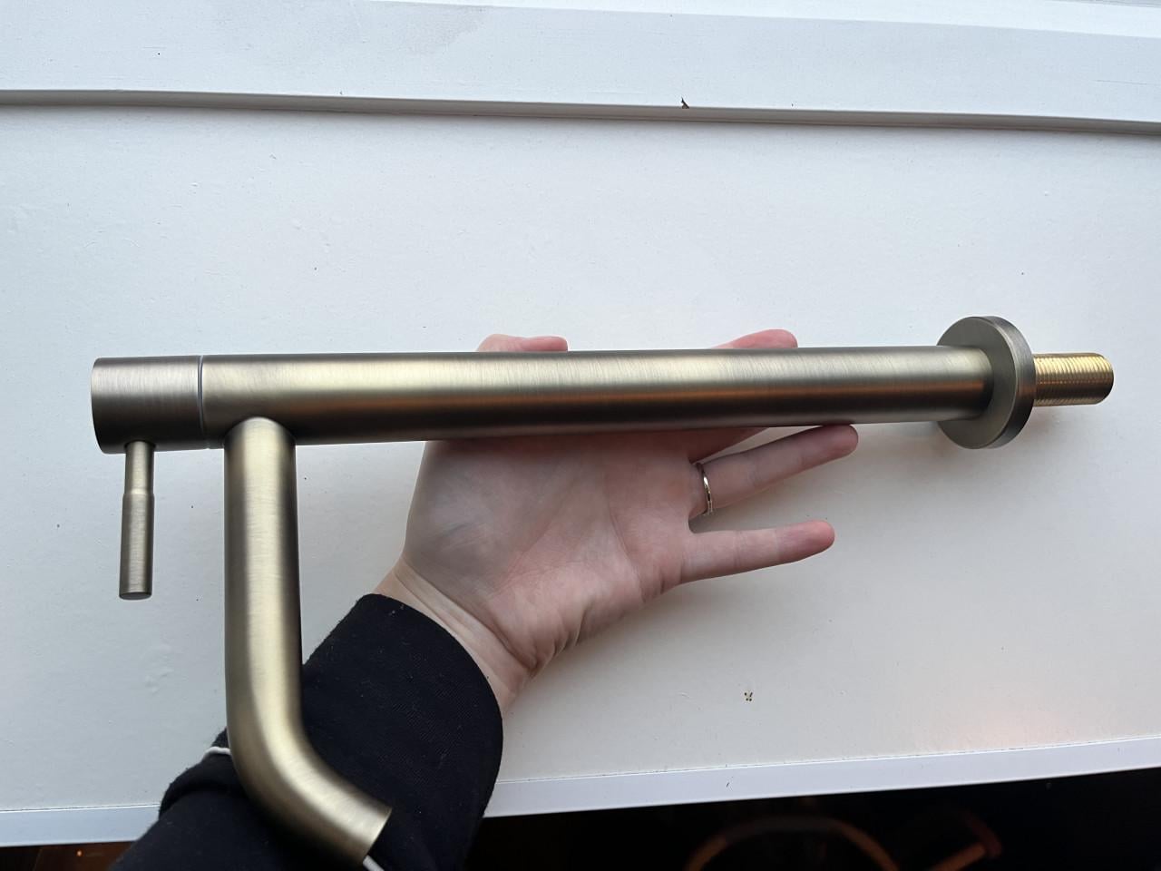 Toiletkranen Saniclear verouderd messing