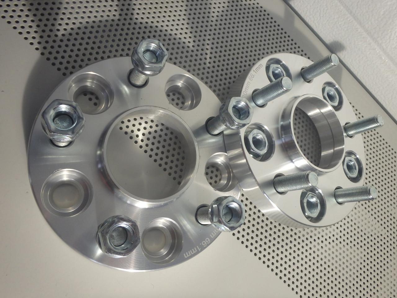 Spacer / spoorverbreders 2x20mm steek 5x114,3