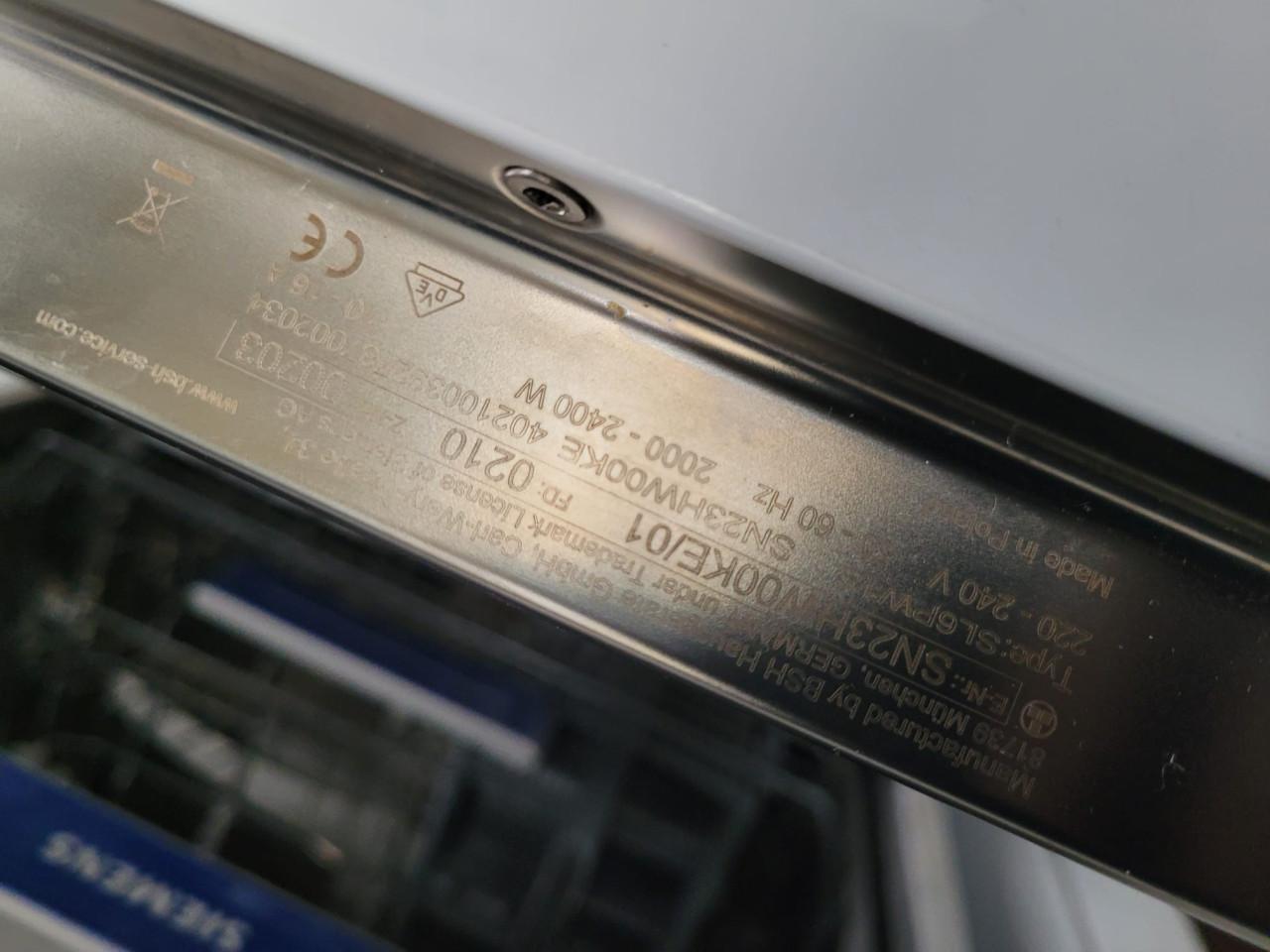 Siemens IQ300 vaatwasser uit 2022