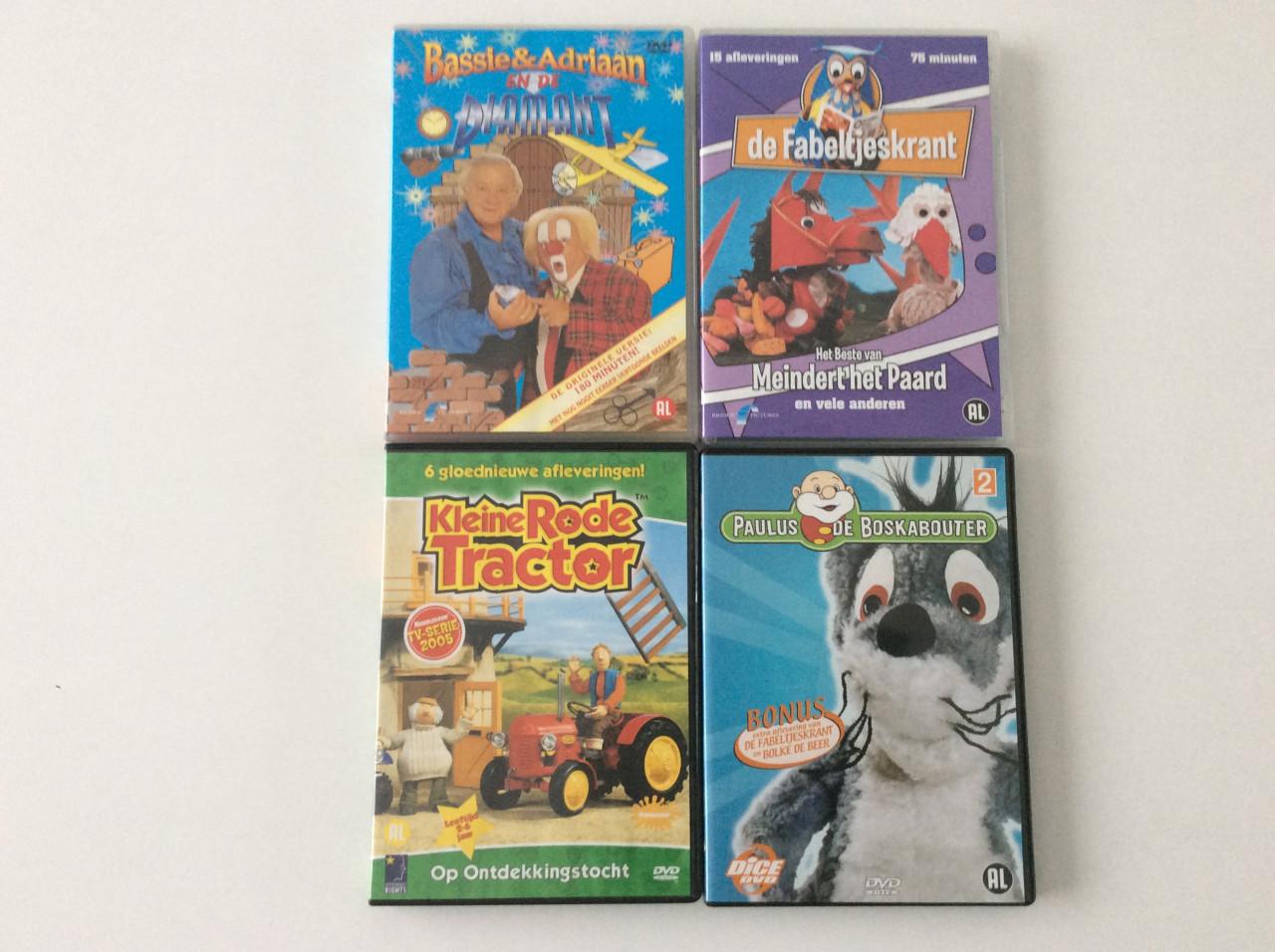 Veel verschillende DVD’s.
