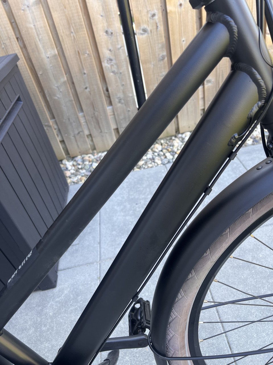 Cortina Urban Transportfiets – Mat Zwart – 7 Versnellingen – Framemaat 57
