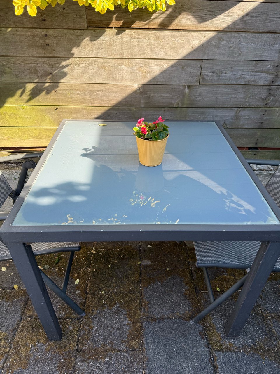 Tuinset, tafel met 4 stoelen