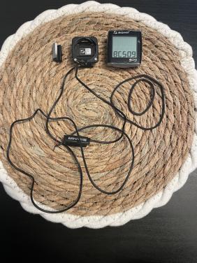 Sigma BC 509 wired fiets computer.