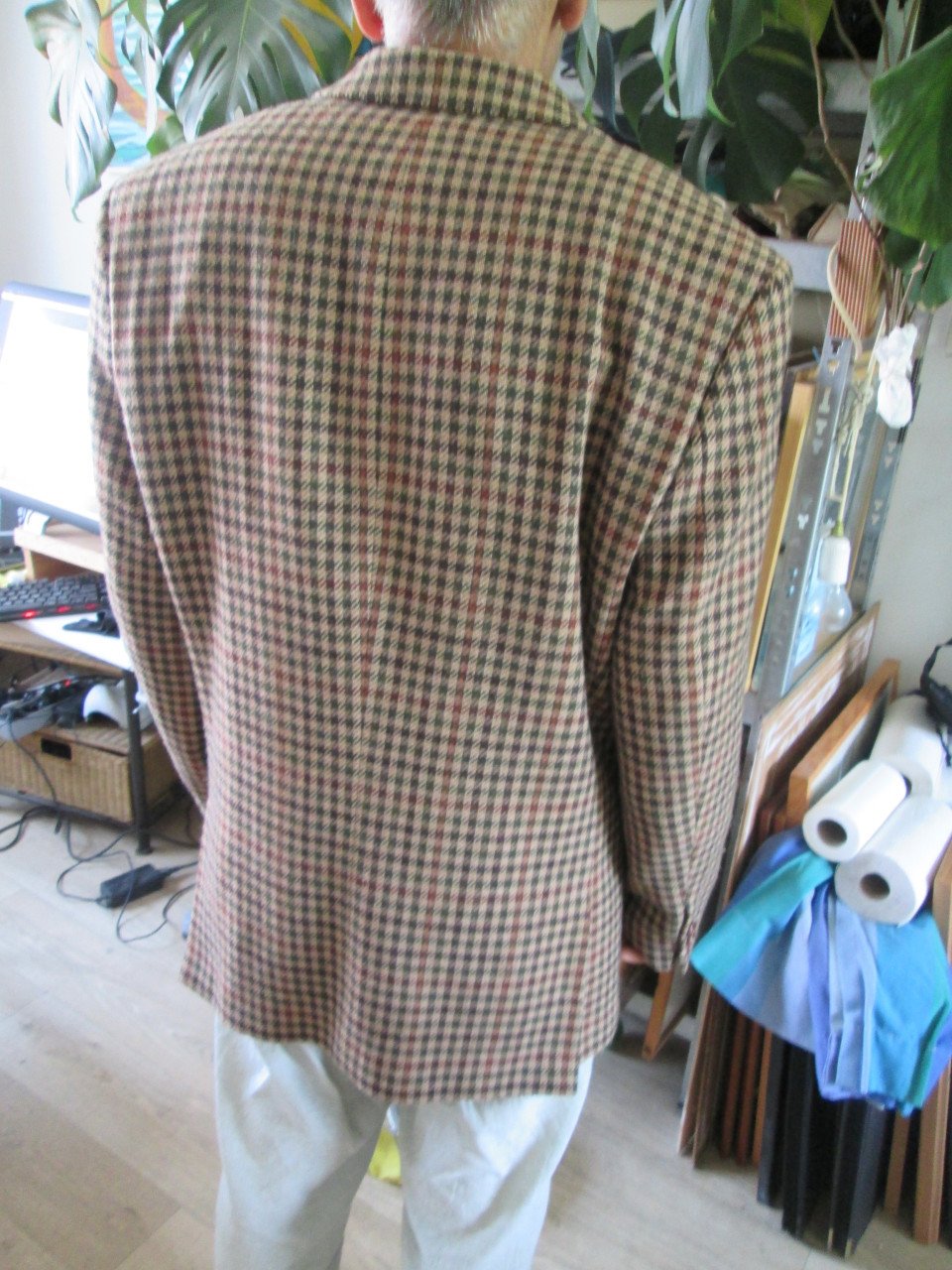 Wollen herenblazer
