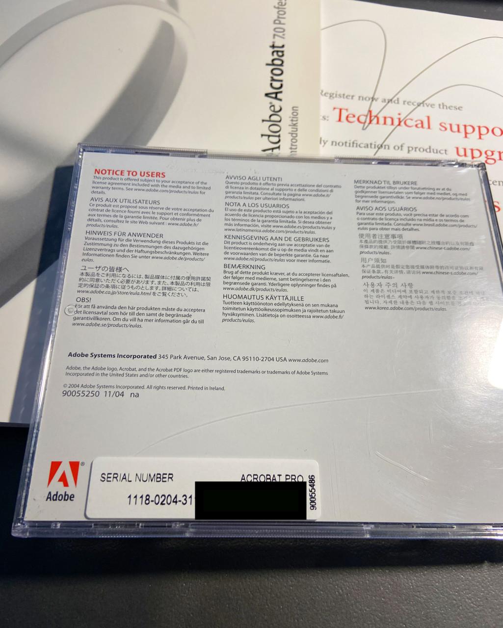 Originele Adobe fotobewerking software