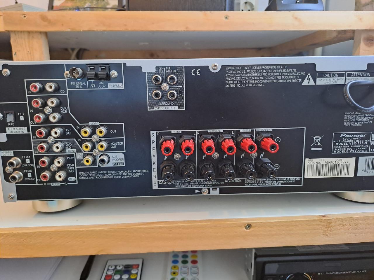 Te koop pioneer receiver vsx-516