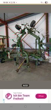 Krone hooischudder