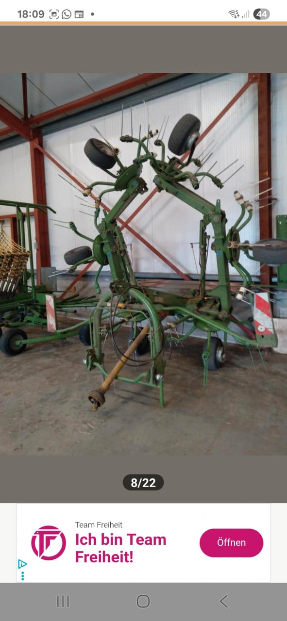 Krone hooischudder