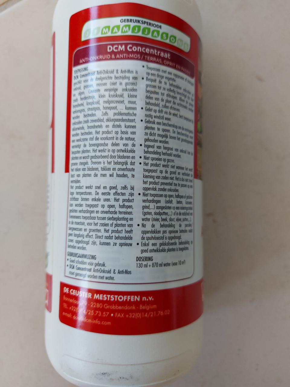 Anti onkruid/ mos