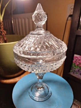 Decoratieve glazen schaal
