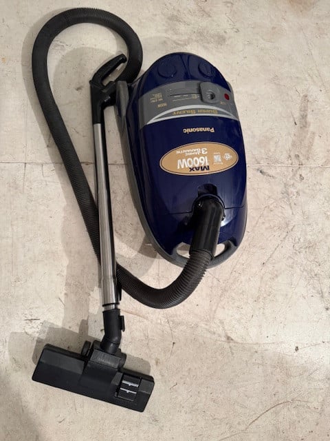 Panasonic stofzuiger 1600 watt.