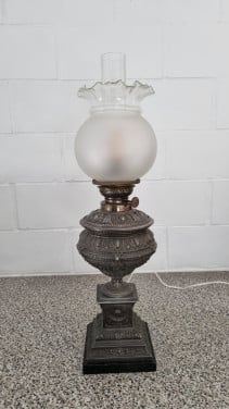 Tinnen olielamp