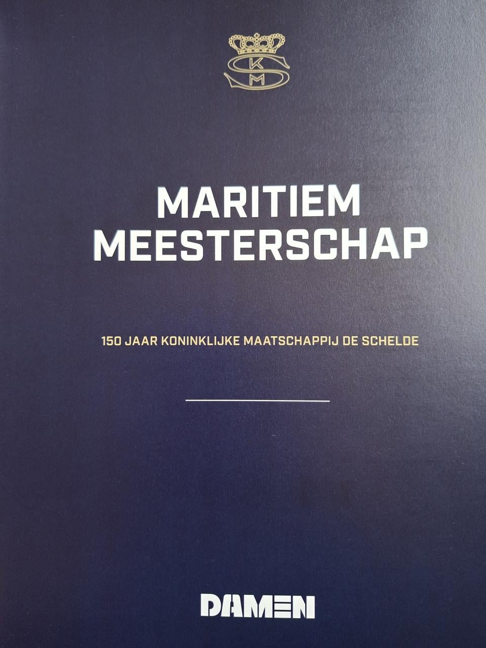Boek maritiem meesterschap 150 jaar