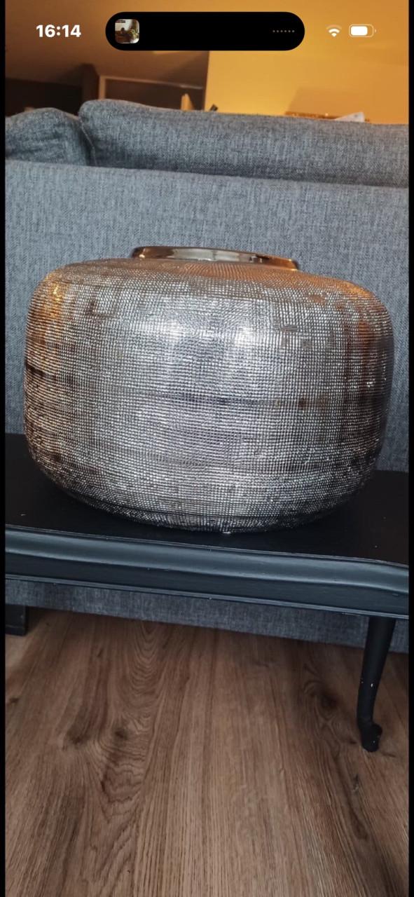 Grote zilveren vaas ban PTMD Collectie
