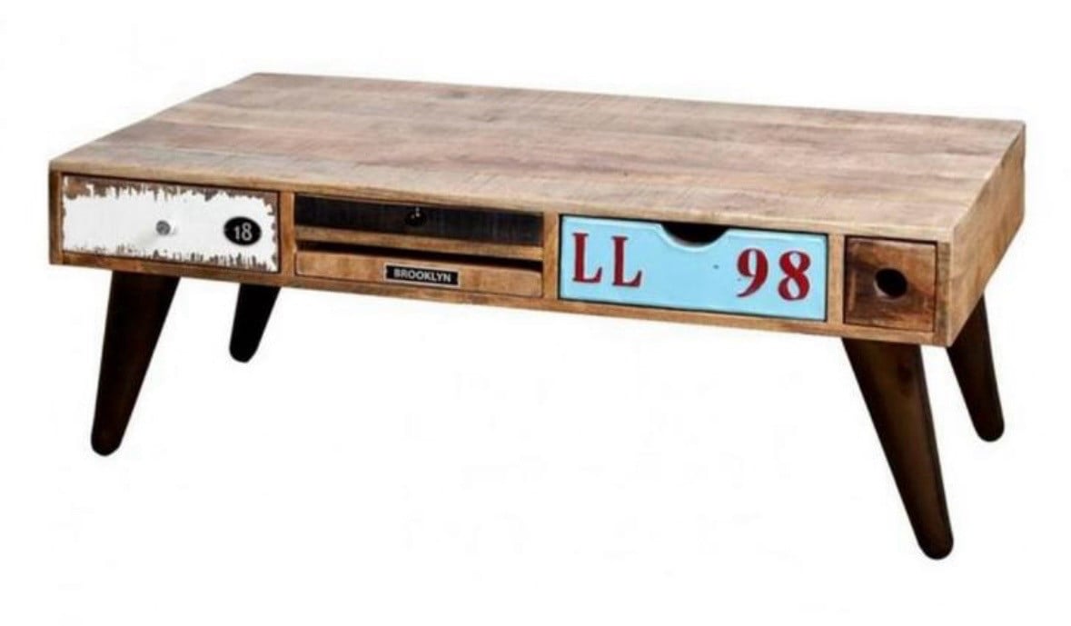 Stoere mango houten salontafel