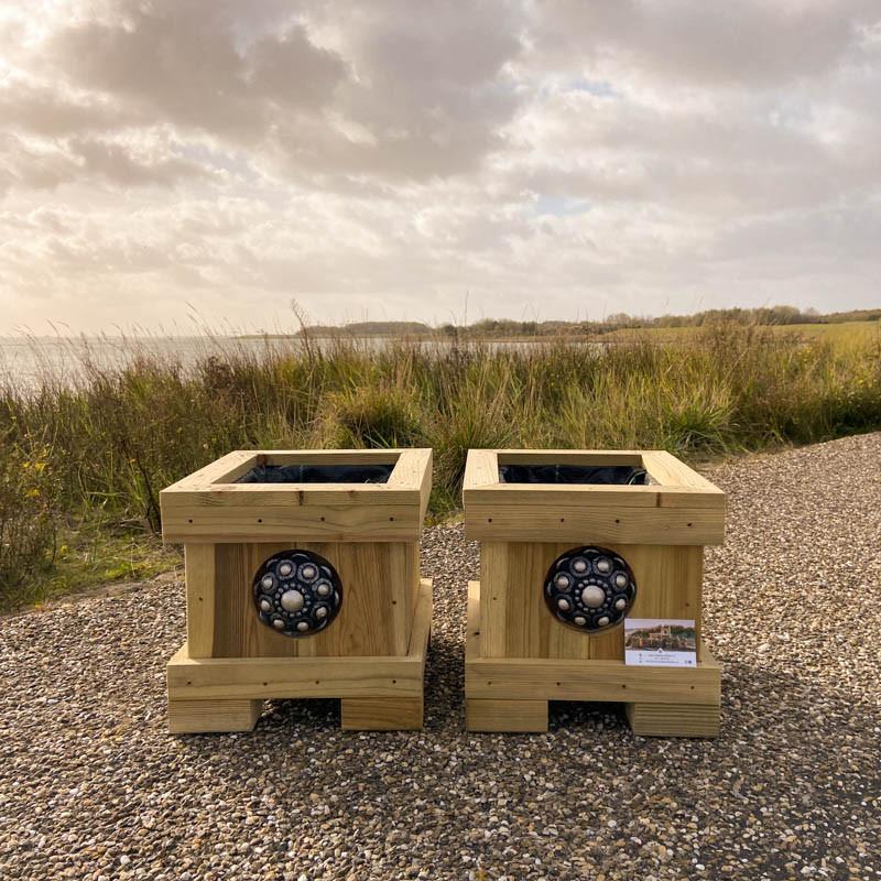 Zeeuwse knop bloembak L32x B35 X H30 -10jarige Jubileumactie