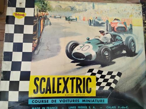 Partij 60er jaren Scalextrix racebaan