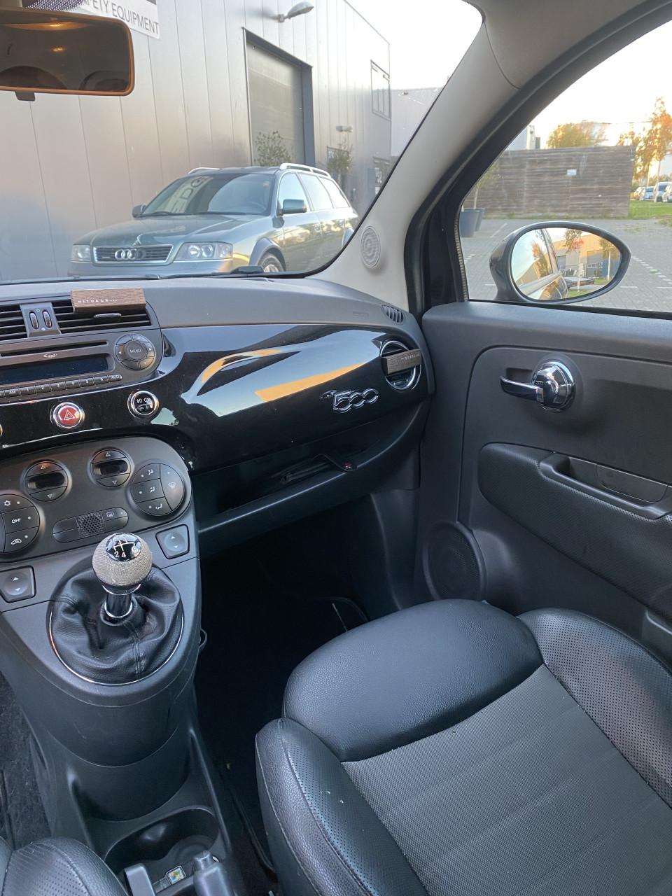 Fiat 500 1.2 C 2008 Zwart | NAP