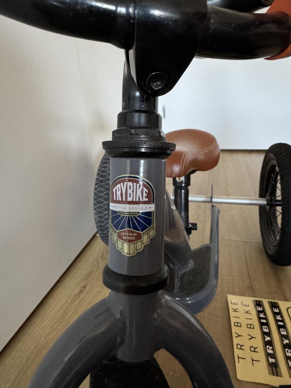 Als Nieuw: Trybike driewieler en loopfiets compleet