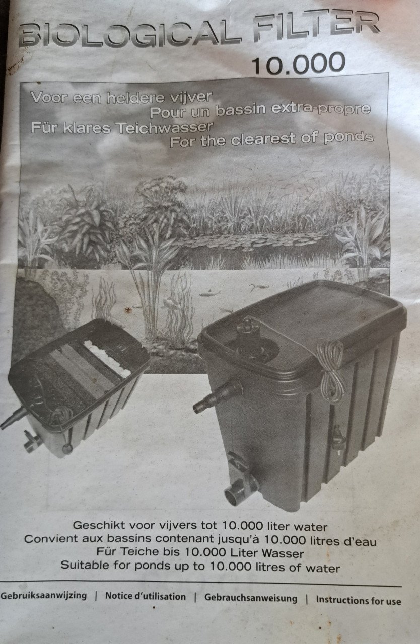 BIO FILTER MET UV LAMP