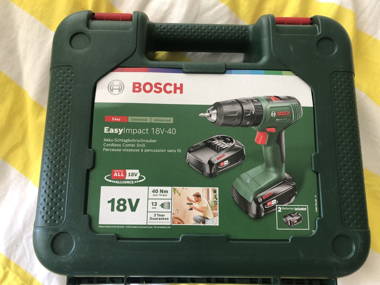 Boormachine met LEGE accu's