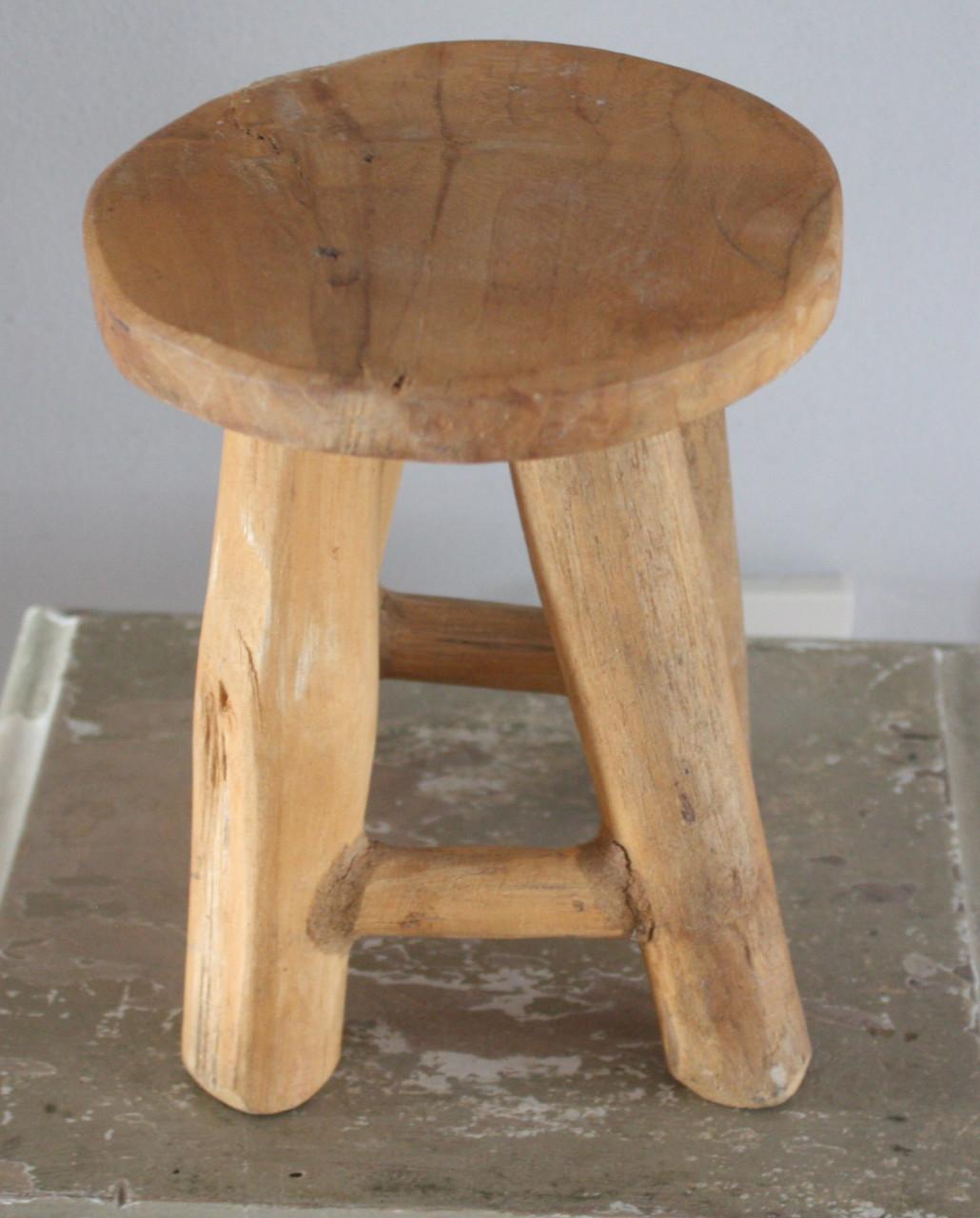 Houten planten tafeltje