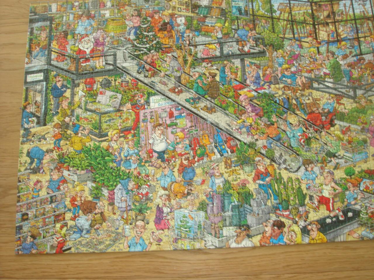 Te koop Complete Ray"s Comic Puzzel Intratuin Duiven 1000 stukjes