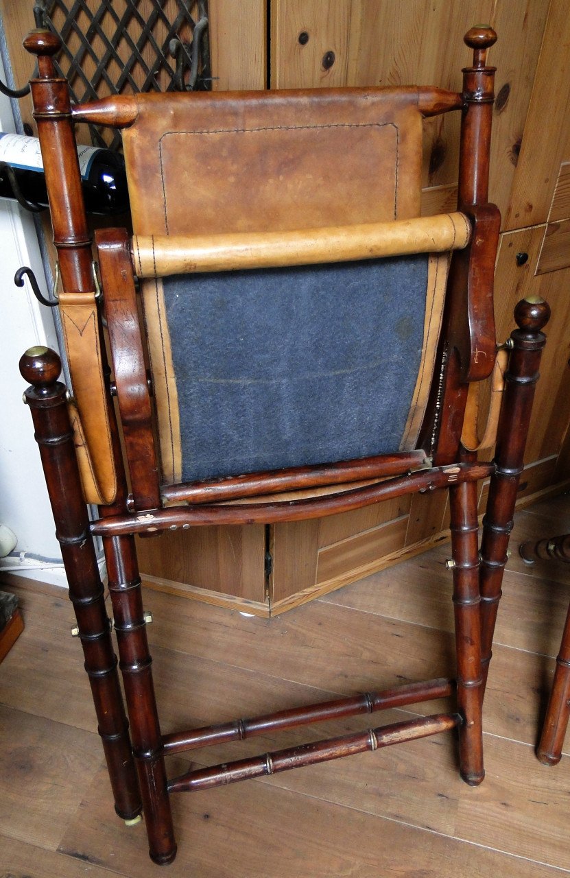 CAPTAINS CHAIRS, bamboe style, opvouwbaar