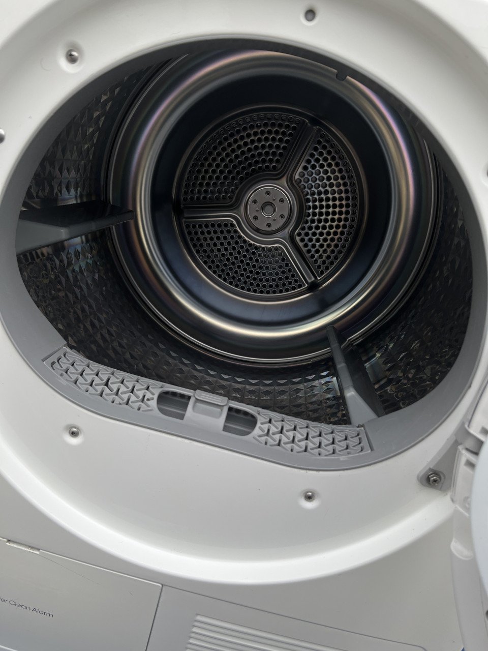 Samsung DV80F5E5HGW  warmtepomp droger met 8 kg. vulgewicht klasse A++