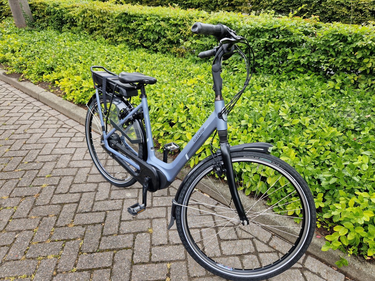 Schitterende Gazelle Orange C310 met Bosch middenmotor