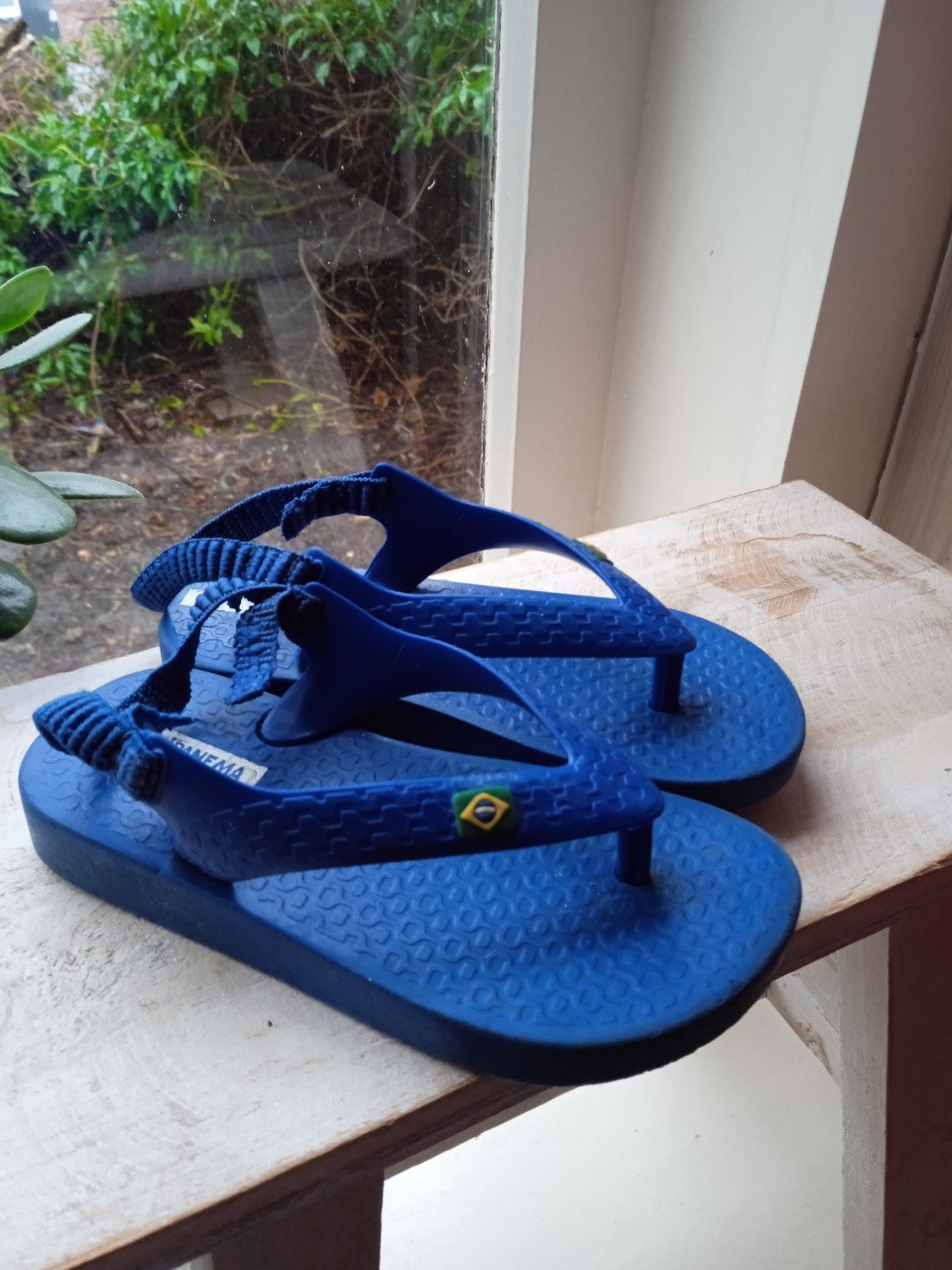 Ipanema slippers blauw ~ slippertjes kind maat 24 (EUR)