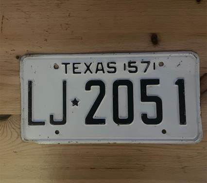 Te koop Texas kentekenplaat