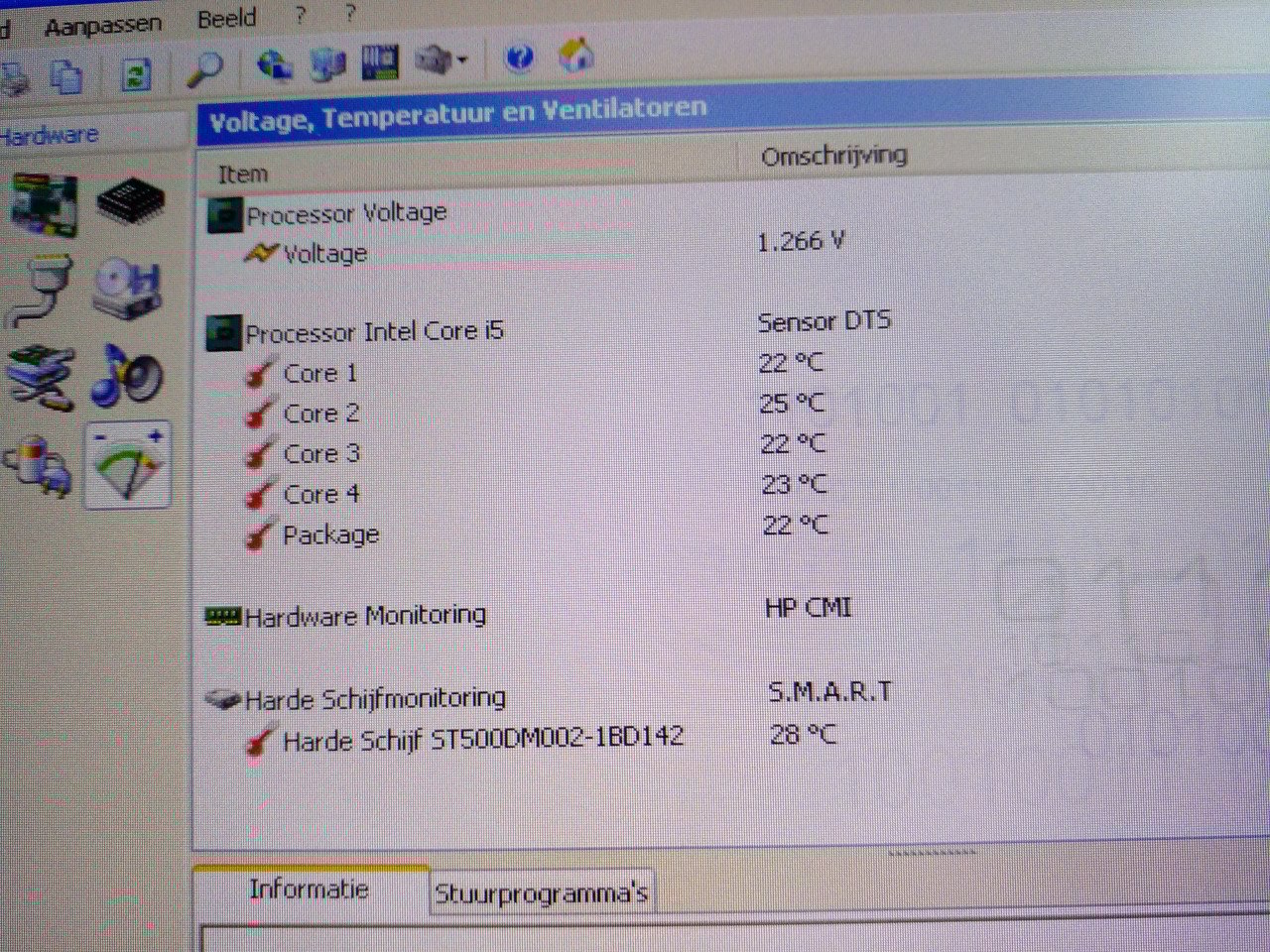 HP 8200 Elite Intel i5 met Windows XP SP3 + MS DOS box.
