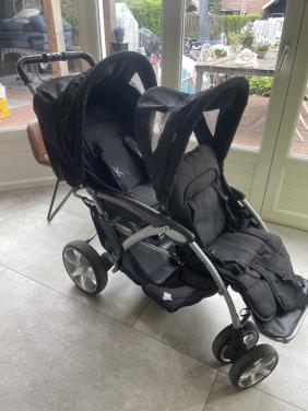 Dubbele wandelwagen