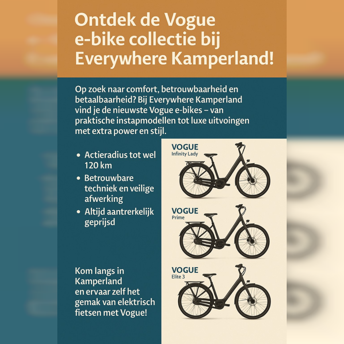 Vogue fietsen nu ook verkrijgbaar bij Scootmobiel-Goes.